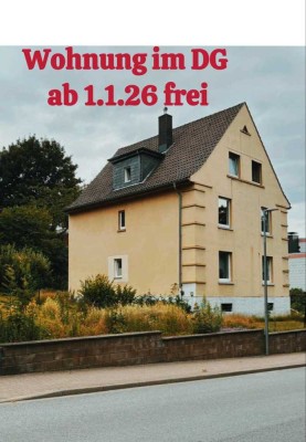 Helle 2-Zimmer Dachgeschosswohnung in Bochum-Linden mit Blick in den Park