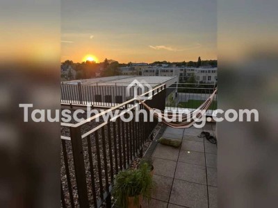 Tauschwohnung: Penthaus mit Dachterrasse tausch gegen was kleineres.