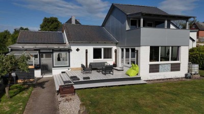 Einfamilienhaus mit besonderem Design Look