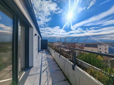 Ruhige, helle Erstbezugswohnung mit Fernblick im Zentrum
