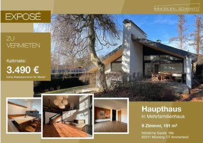 Haupthaus in MFH am Starnberger See • 6 Zimmer • 191 m² + Garten