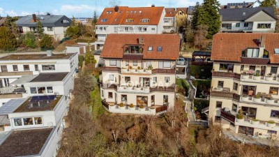 Exklusives Wohnen mit Panoramablick – Hochwertige Terrassenwohnung in einmaliger Hanglage