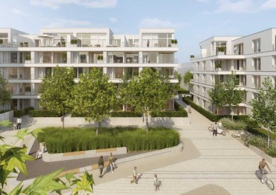 Bereits 50% reserviert! Wohnen am FASANENPLATZ  – 3-Zi.-Whg. 3.OG – großzügige Süd-West-Loggia