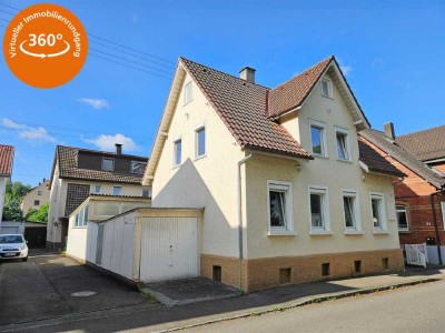 "Renovierungsbedürftiges Haus mit Werkstatt"