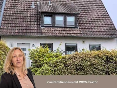 Zweifamilienhaus mit Garten und Garage