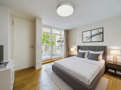 BESTLAGE LEHEL, nahe der Isar: schöne, flexible 5-Zimmer-Wohnung mit ruhigem, idyllischen Innenhof