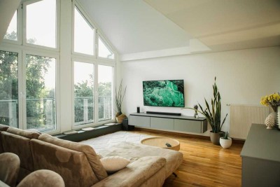 Maisonettewohnung mit Rheinblick - stilvoll wohnen über zwei Etagen