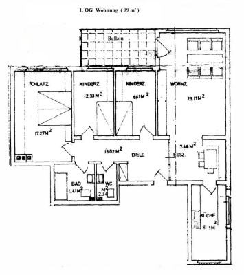 5-Zimmer Wohnung mit Balkon in Bochum-Dahlhausen