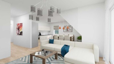 Fördergelder sichern! Neubau 2 ZW mit Balkon in sehr guter Lage von Linkenheim-Hoch. und KFWG EH 40