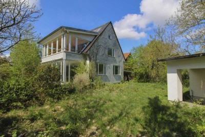 Etwas Besonderes: Architektenhaus mit Gestaltungspotenzial, Mehrgenerationenwohnen möglich