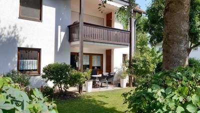 renovierte 4 Zi.-EG-Whg. - WEST/Terrasse, neues Bad/WC/DU + Gäste/WC, Wohn-Küche und TG in ERDING