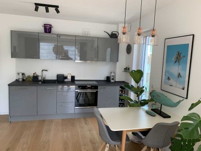 Hochwertige 1-Zimmer Wohnung mit EBK und Balkon in Münster-Schloßbezirk