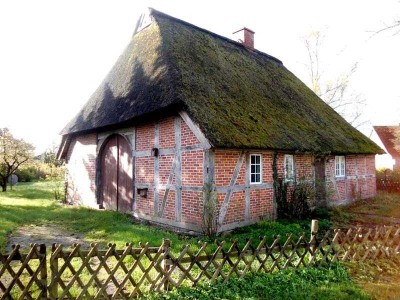 Reetgedecktes Bauernhaus in zentraler Lage in Güster