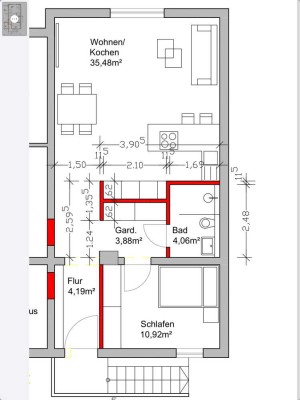 Erstbezug nach Sanierung mit Balkon: Stilvolle 2-Raum-Souterrain-Wohnung mit geh. Innenausstattung