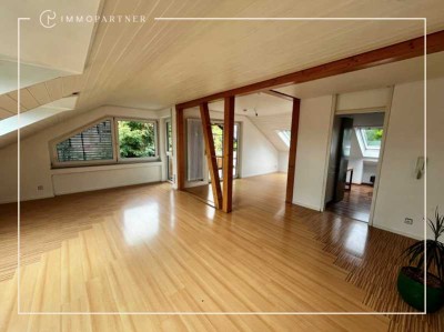Galerie-Wohnung mit großem Balkon und moderner EBK