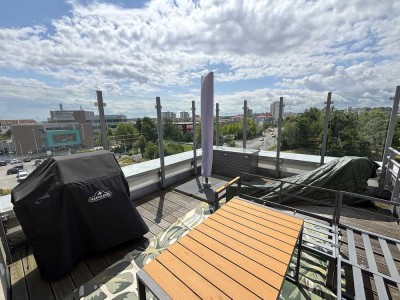 Moderne 4-Zimmer-Wohnung am Hessentagspark mit großer Dachterrasse