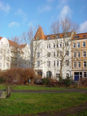 **So schön wohnt Gohlis: 2RWE mit Kamin, Balkon, EBK - Altbaucharme**