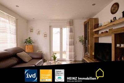 Modernisierte 3-Zimmer-Wohnung mit Garten, Garage und Wohlfühlatmosphäre