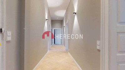 Prov.-frei: Stilvolle Altbauwohnung in Schwabing, separater Eingang, flexible Nutzungsmöglichkeiten