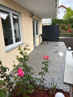 Freundliche 3-Zimmer-EG-Wohnung mit Terasse und EBK in Möckmühl