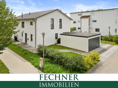 Doppelhaushälfte mit großer Garage und Stellplatz in Wettstetten (Fertigbauweise, ohne Keller)