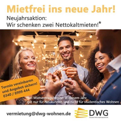 Helle 1-Raum Wohnung