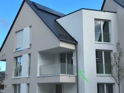 Moderne Neubauwohnung im 1. OG mit Loggia - Erstbezug in Pfalzgrafenweiler