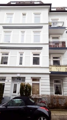 ALTBAU 2-Zimmer-Wohnung Eimsbüttel 1. OG  2 ZKB, Balkon, 45 qm, saniert in 2017, VON PRIVAT