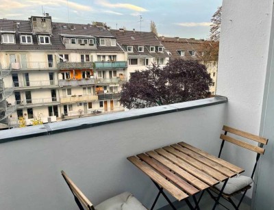 Direkt zum Einziehen! Möblierte 2 Zimmer Wohnung in zentraler Lage Düsseldorf Bilk