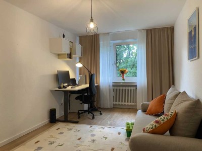 Einladende 3-Zimmer-Wohnung mit Balkon und Gartenzugang zur Zwischenmiete
