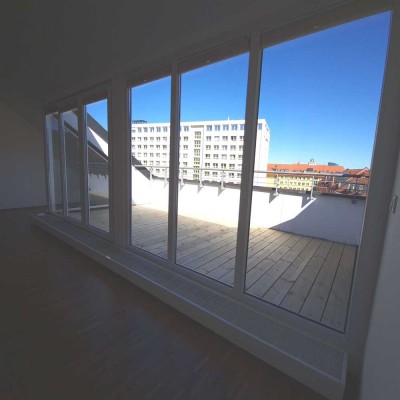 Wohnen über den Dächern - Dachterrassenwohnung mit Galerie und Terrasse