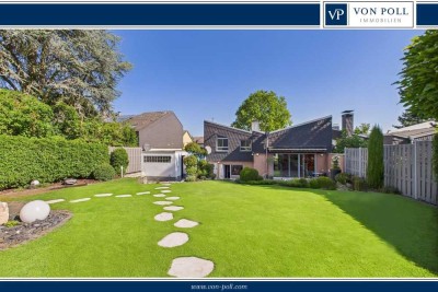 Außergewöhnliches Einfamilienhaus mit Gartenidylle & Doppelgarage - in ruhiger Lage