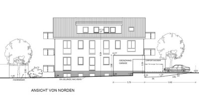 Neubau: 4-Zimmer-Dachgeschosswohnung mit zwei Balkonen in Hanau/Steinheim