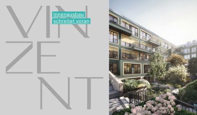 Innenausbau schreitet voran: Maisonette-Wohnung im Dachgeschoss