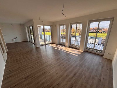 Erstbezug!!
barrierefreie 3-Zimmer Mietwohnung 
mit Stellplatz im Zentrum von Spelle!