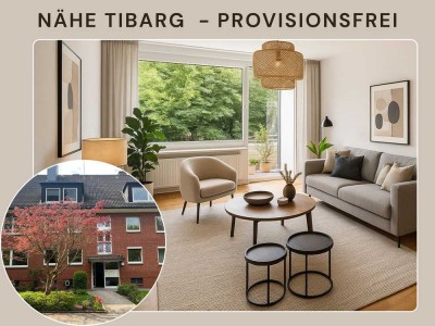 Charmante 3 Zimmer Wohnung mit Balkon und Stellplatz - fußläufig zum Tibarg! PROVISIONSFREI