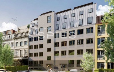 Stilvolle, gut geschnittene 3-Zimmer-Wohnung mit Balkon im Erstbezug