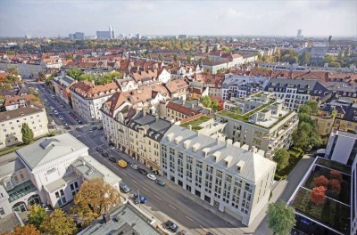 Perfekte STADT-RESIDENZ am FRIEDENSENGEL mit Balkon und EBK. Innenhof - BESTLAGE.