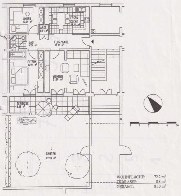 Erdgeschossidylle - mit Terrasse, eigenem Garten & Carport
