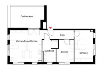 3-Zimmer Dachgeschosswohnung in Neuhausen