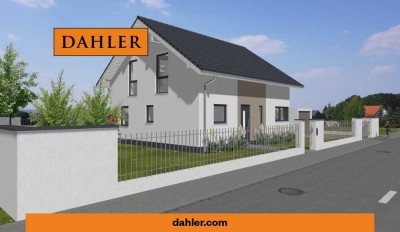 Gut geschnittenes Baugrundstück mit freistehenden Einfamilienhaus KfW55 in Grimma/Hohnstädt