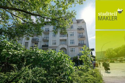 Schönes Altbaunest mit 2 Terrassen - Hoheluftchaussee 167・Hoheluft-West