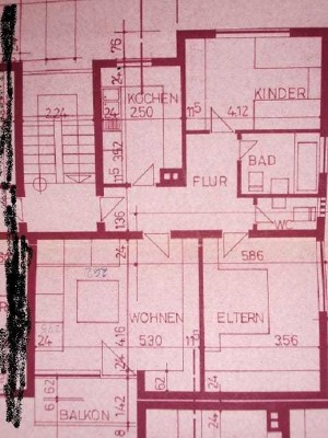 Erstbezug nach Kernsanierung.  Gut geschnittene 3 Zimmer Wohnung mit Balkon 3.OG kein Aufzug