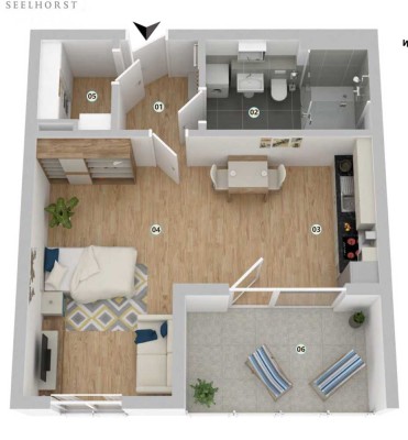 Schöne Neubauwohnung in Hannover Seelhorst / Mittelfeld