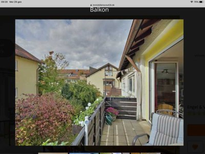 Geschmackvolle, gepflegte 2 Zimmer-Wohnung mit Balkon in Leinfelden-Echterdingen