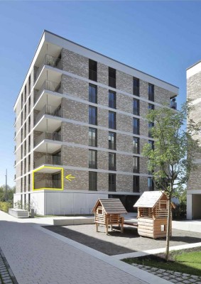 Erstbezug: Moderne und zentrale 2-Zimmerwohnung mit Morgensonne