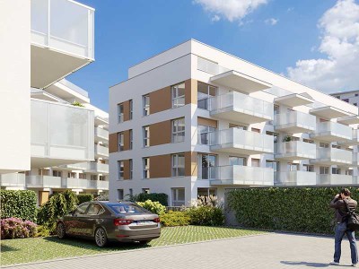 Attraktive 1-Zimmer-Wohnung mit offenem Wohnkonzept und gemütlichem Balkon in Burghausen