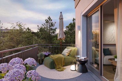 3-Zimmer-Wohnung Balkon in optimaler Süd-West-Ausrichtung