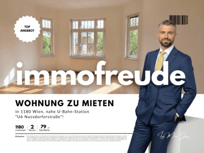 2 Zi-Altbauwohnung mit ca. 79 m² in 1180 Wien, Nähe U6 Nussdorfer Straße zu mieten