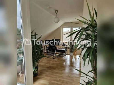 Tauschwohnung: Lichtdurchflutete Maisonetten Whg. mit Balkon + Dachterrass